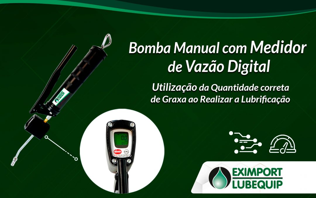 Bomba Manual com Medidor de Vazão Digital