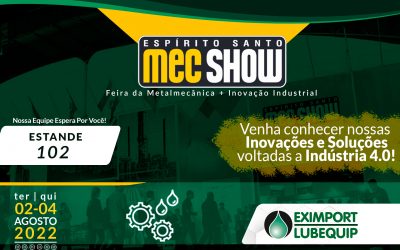 Anota aí, está chegando o dia de nos visitar em mais uma Feira. Te esperamos na MecShow!