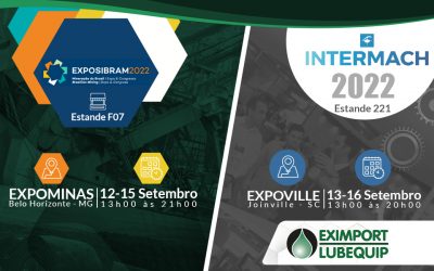 À todo vapor! Visite a Eximport nos próximos eventos em 2022